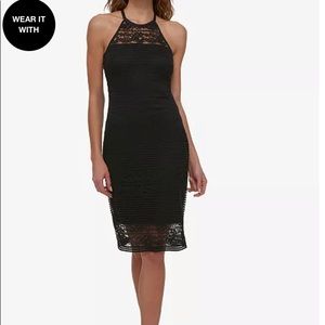 NWT Little black dress, GUESS, black lace